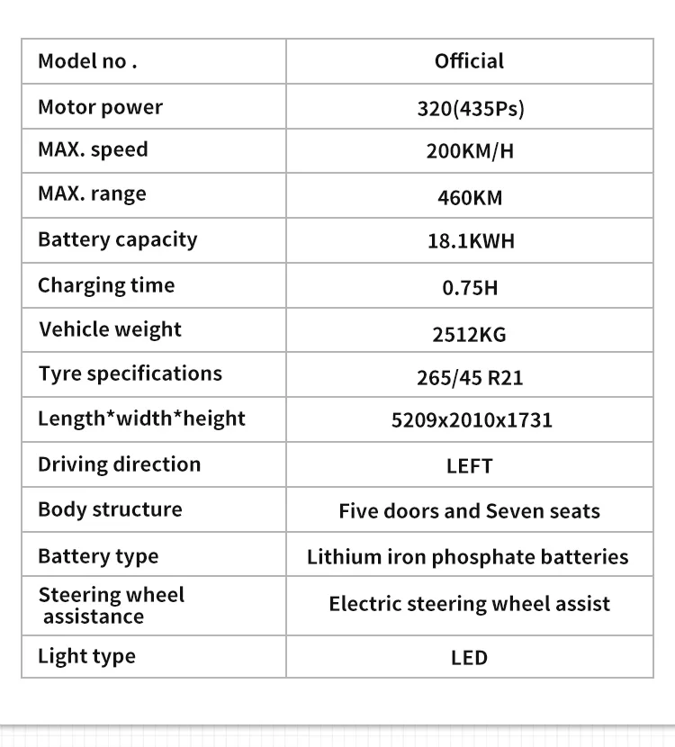 Long Range 2022 Port Electric Car Vehicle New Motors Car Automobile Made in China Hongqi 690