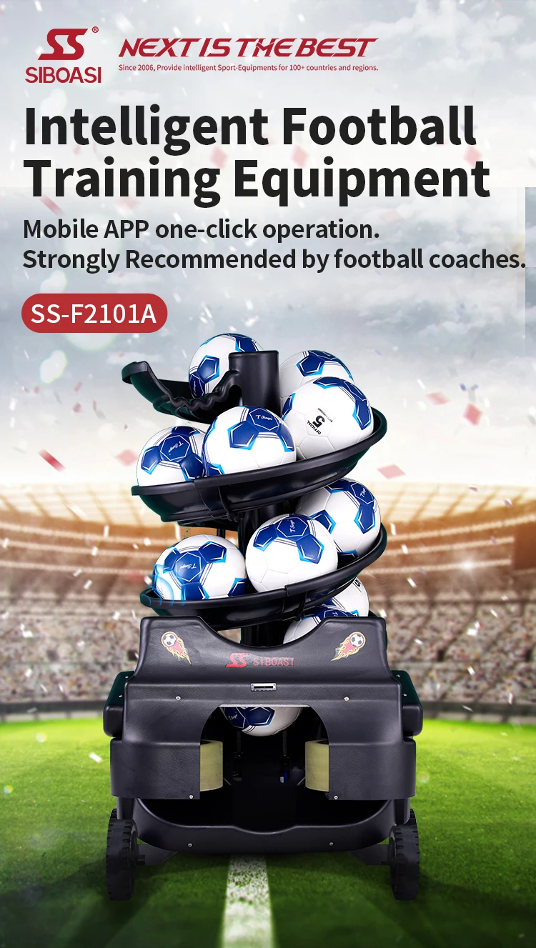 Smart Siboasi Solo Training Soccer Ball Launcher Football Shooting