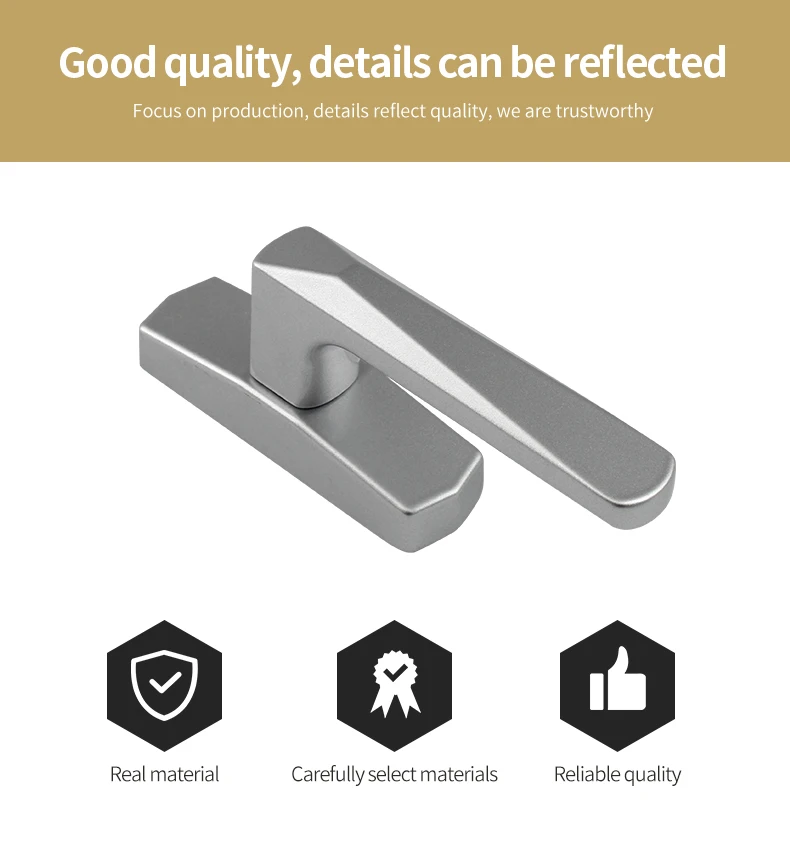 European Style Casement Window Handles - Durable Aluminum