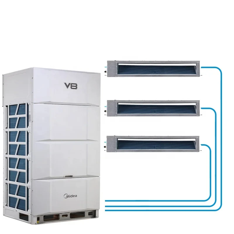 Midea V8 Series VRF 8HP Ac Air Conditioner Drive 10pcs Mini Air Conditioning 9000btu Wall Mounted