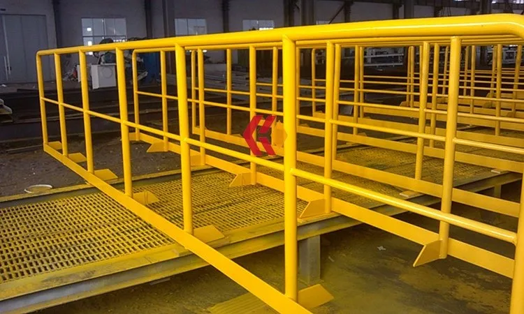 platform handrail steel handrail stanchion