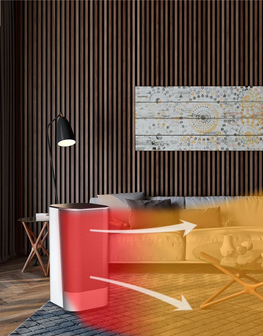 Portable 3000W Space Heater For Bathroom 50 Square Meters For Efficient