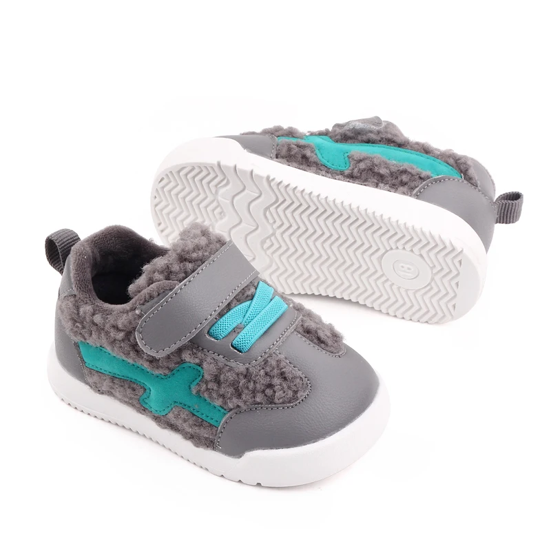 High Quality Winter Toddler Baby Kids Shoes Hook&loop Design 2022 details