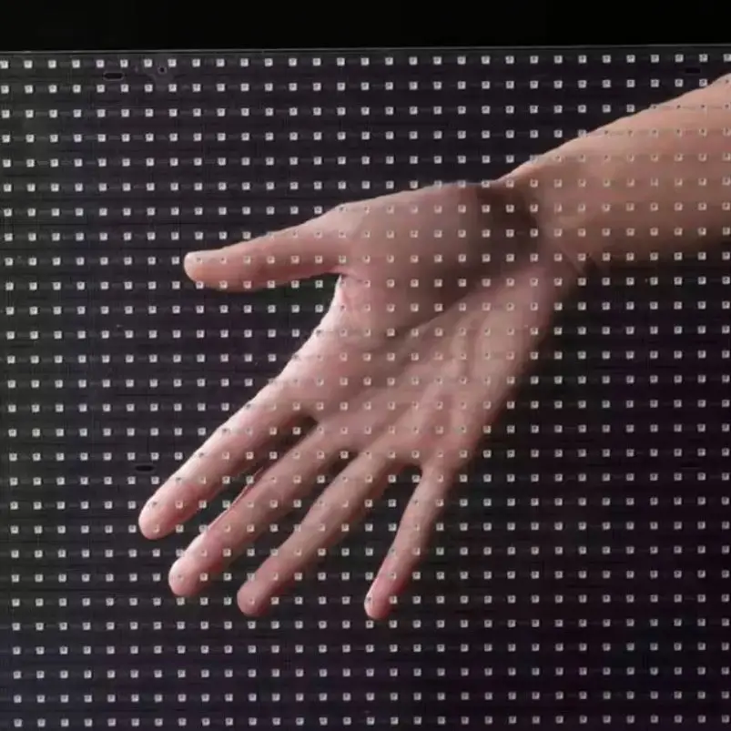 3D LED Transparent Flexible Film Display Screen Outdoor Retail Store Advertising Window Glass Video Wall Digital Poster Car