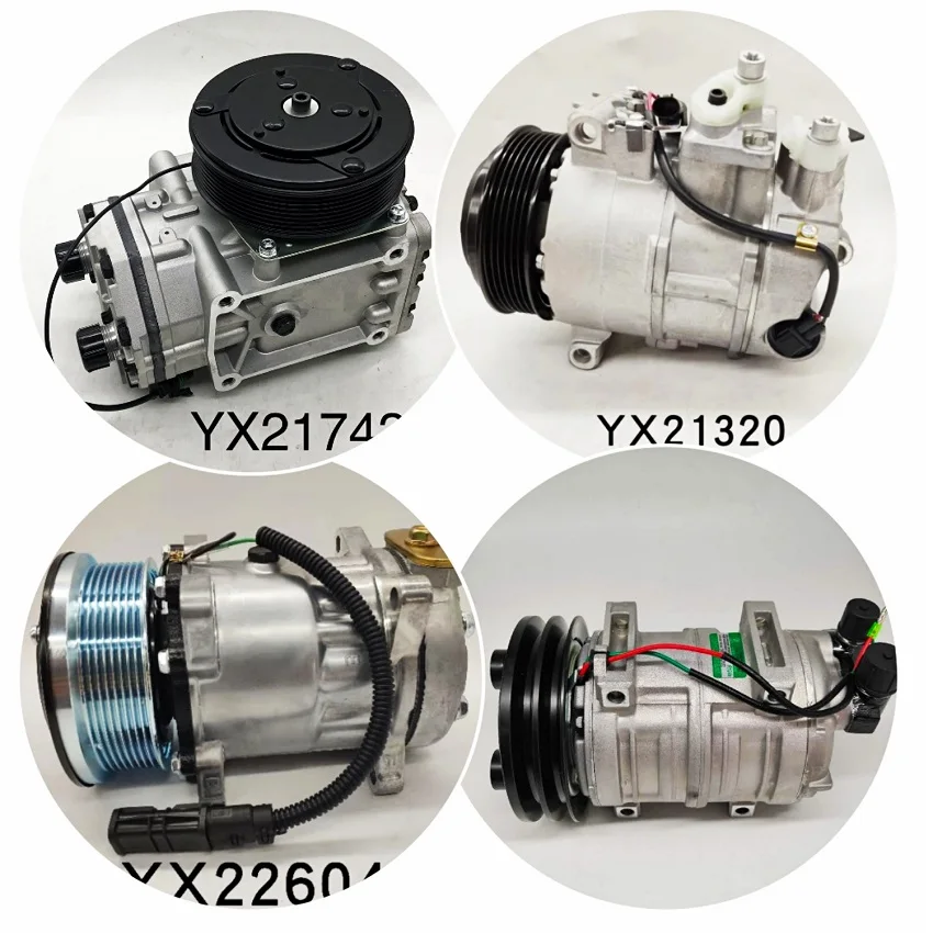 High Quality New 6PK 5SEL12 Car AC Compressor for CITROEN C3 Model Nos 9675655880 9807722580 9809274880 9812682180