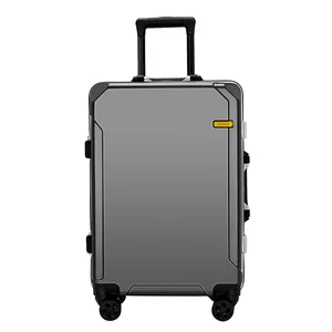 New 24 Inch Aluminum Frame Luggage Universal Wheel Suitcase 20 Inch Business Password Pc Boarding Luggage