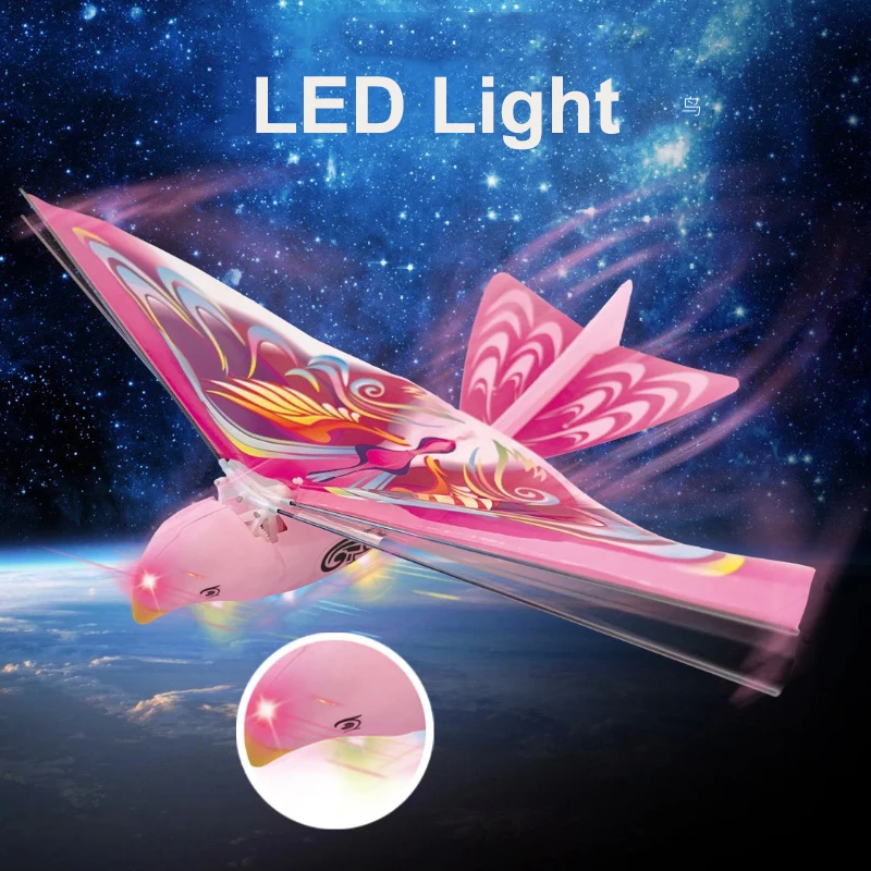 Flying Toy Bird Hand Throwing Aircraft Model Outdoor Electric Hand