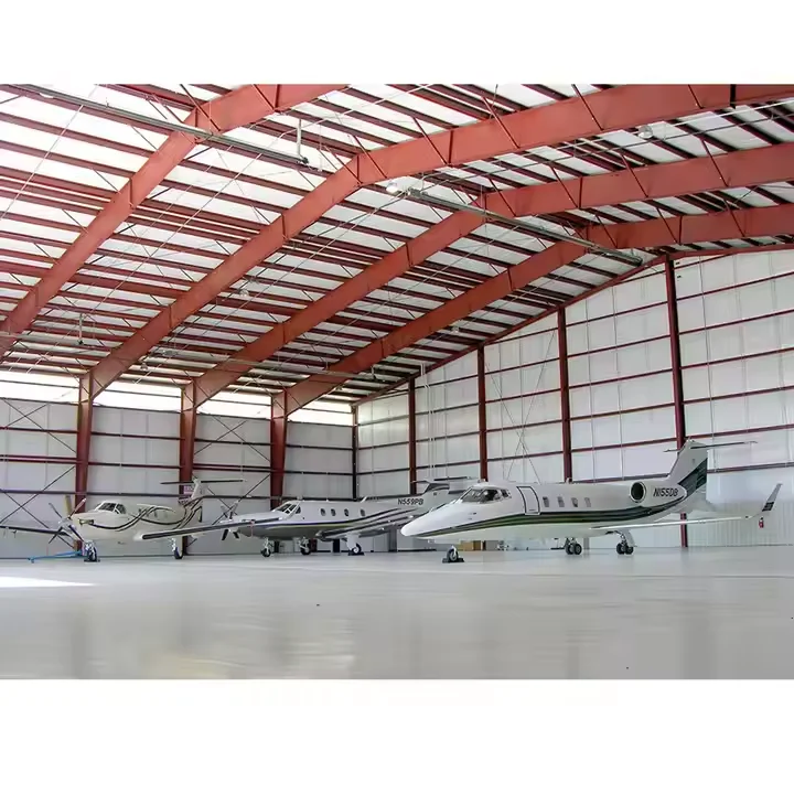 Prefabricated Steel Structure Building Workshop Warehouse Price Aircraft Hangar
