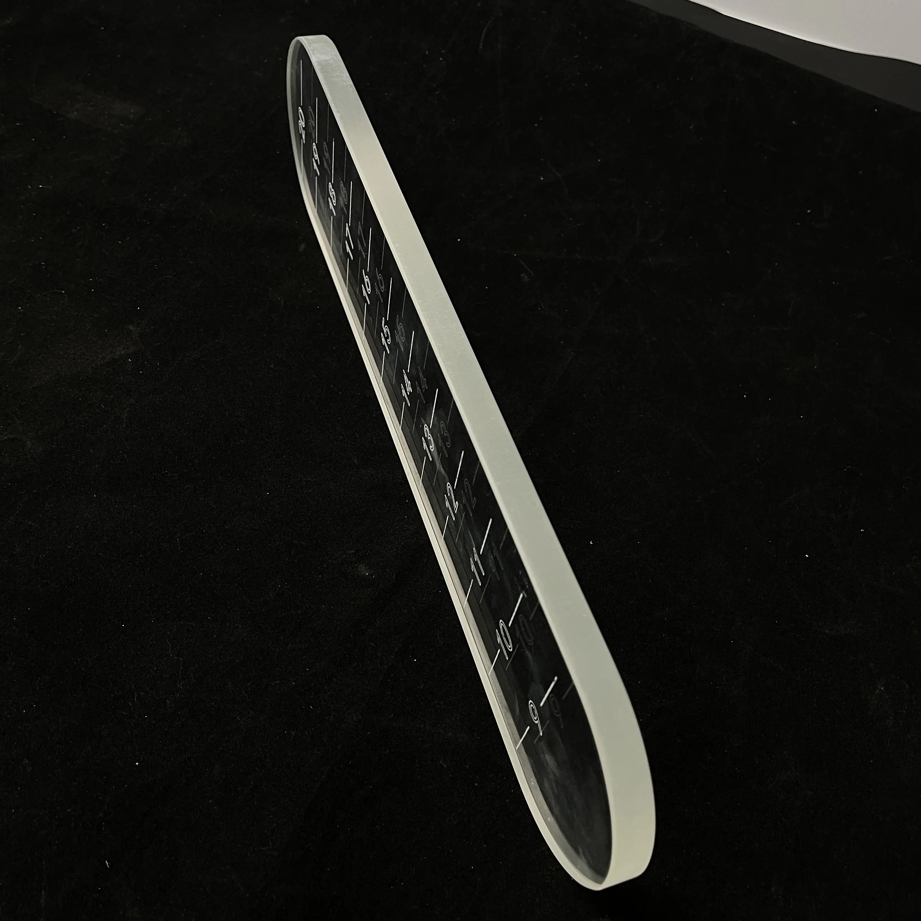 Custom printing glass with scale for boiler sight glass