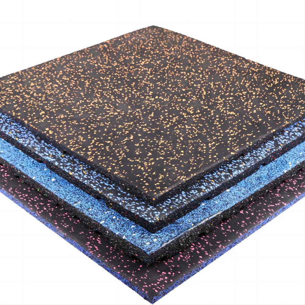 Gym Floor Mats Strength Zone Nonslip Soundproof Shockabsorbing Tri