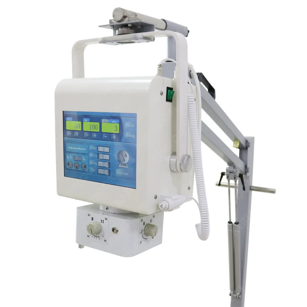 Medical Radiology Diagnostic Equipment Portable 5 kW High Frequency Digital Digital X Ray Machine