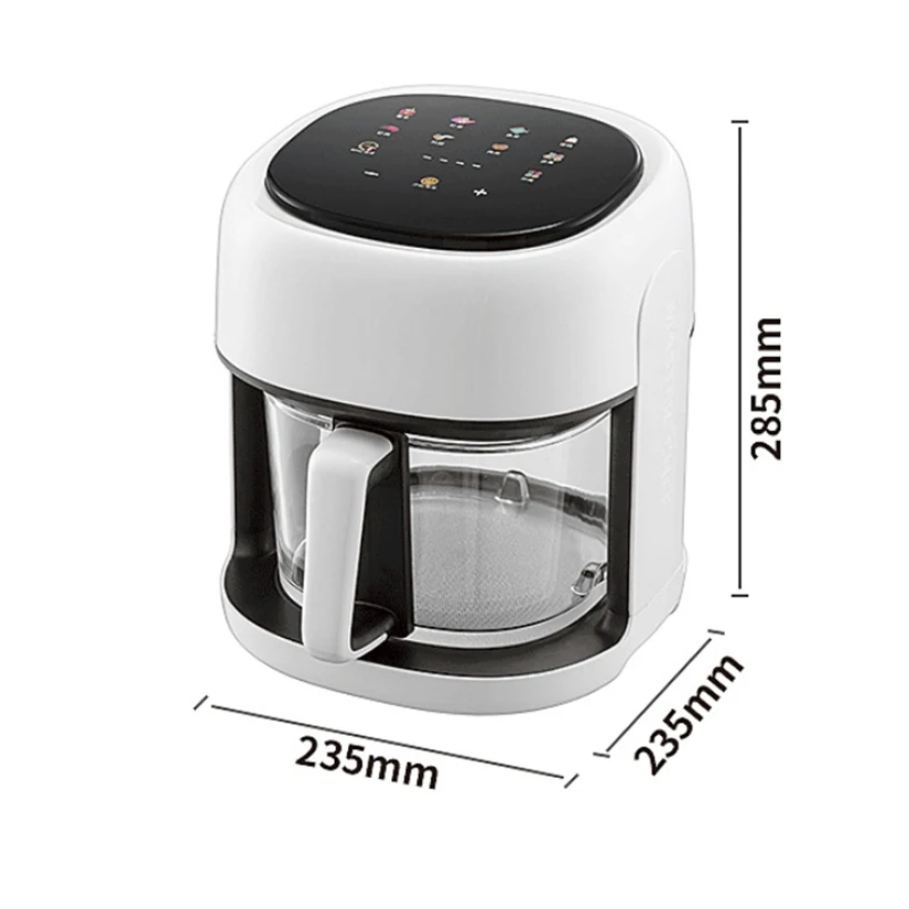 Silver Crest 6l New Design Digital Touch Screen Electric Glass Air