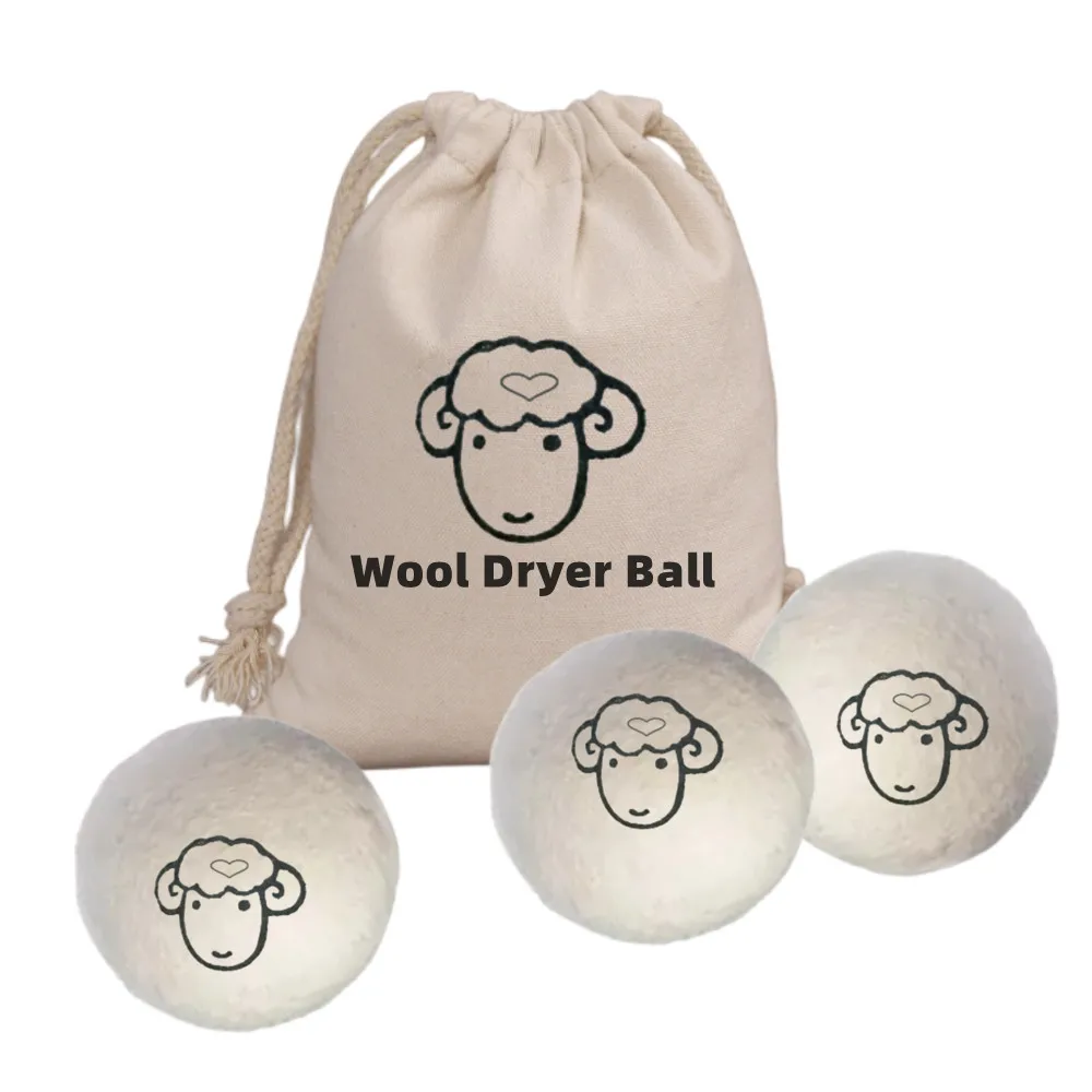 3pcs 7cm Large Natural Wool Dryer Balls- Fabric Softener, Reusable Lint  Remover, Reduce Wrinkles And Drying Time. Better Alternative To Plastic  Balls