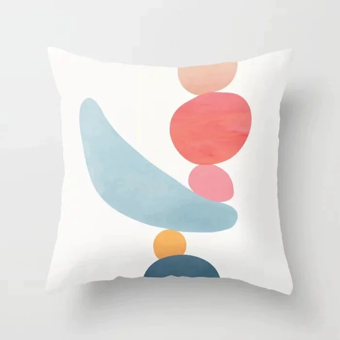 Geometric Cushion Cover Modern Quality Custom Decorative Square Throw Pillow Cover Corduroy Pillowcase