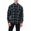 Gray and black plaid