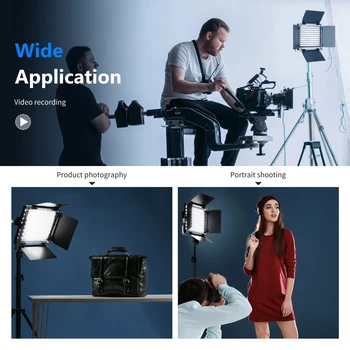 Neewer Professional 4.5x6.9 Inches/11.5x17.5cm LED Video Light Barn Door for Neewer 480 LED Light Panel detail image
