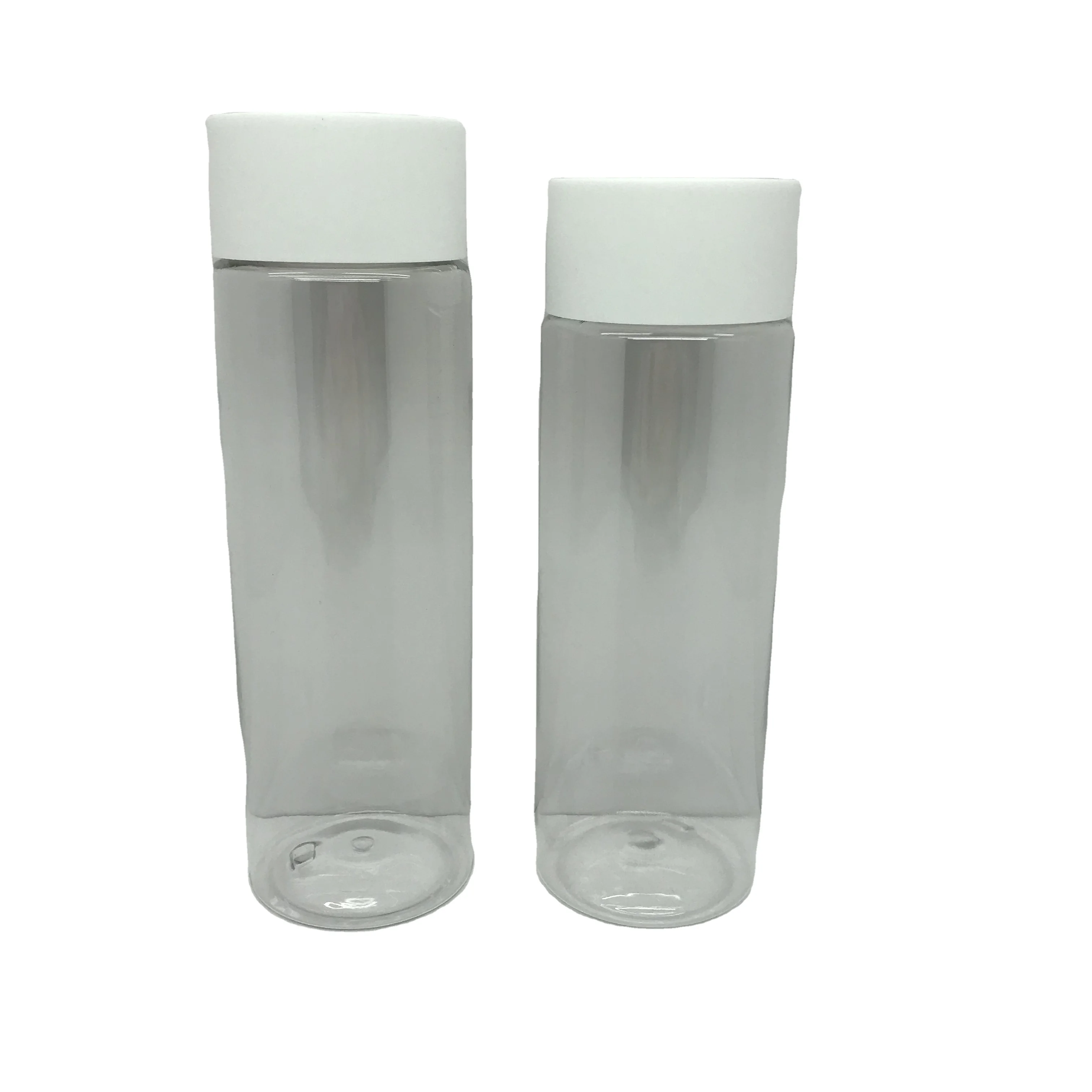 In stock 300ml 350ml 400ml 500ml round plastic bath salt container wide mouth pet bottle