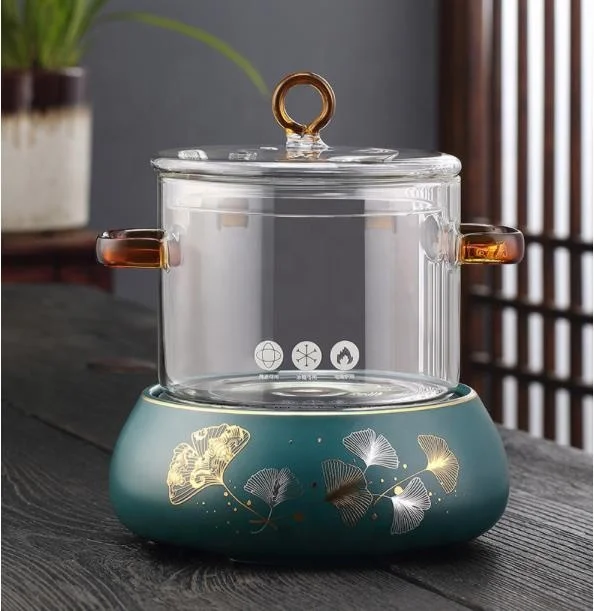 Kitchen Cookware Sets Soup Pot Glass Borosilicate Glass Cooking Pot With Glass Cover