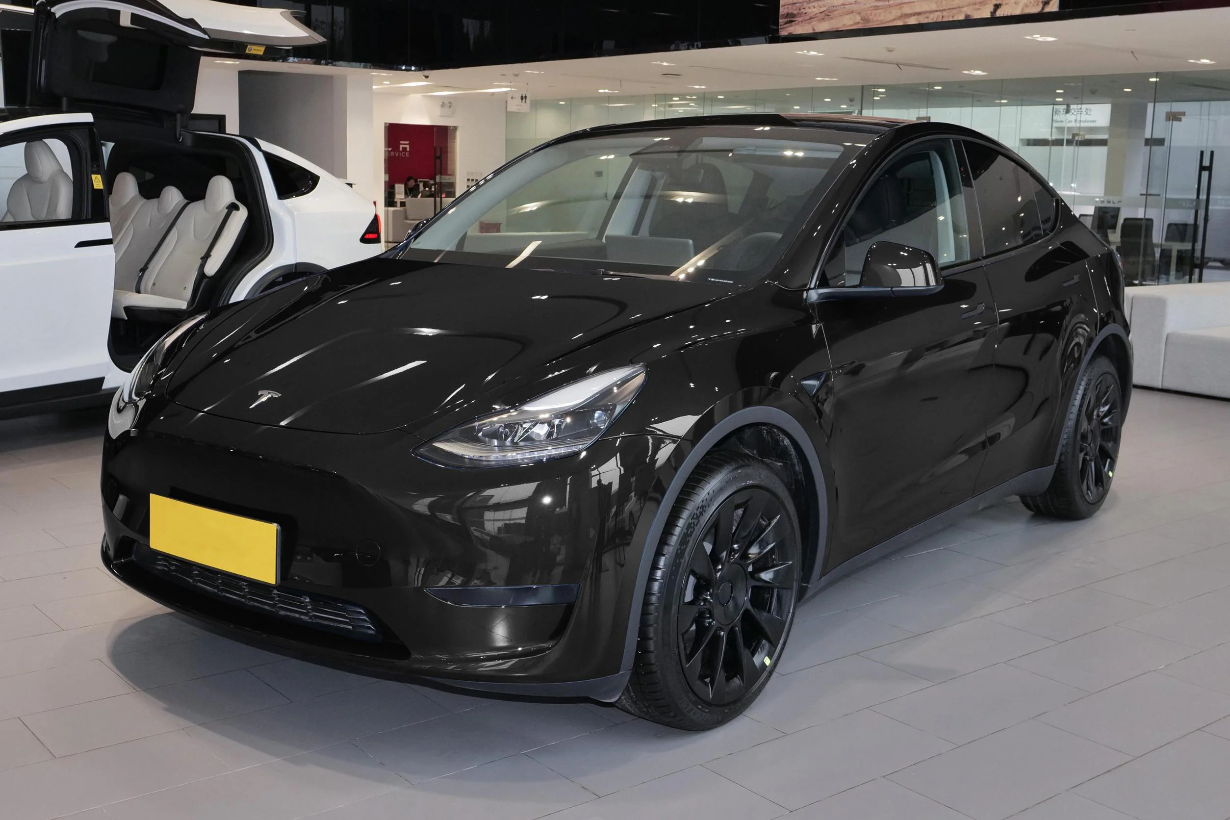  Tesla Model Y SUV EV supplier