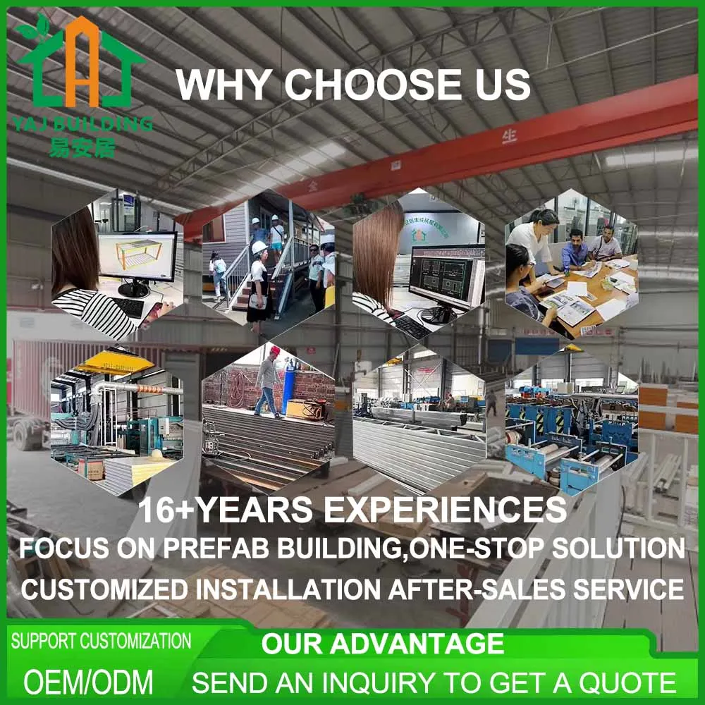 Factory Custom Ready Made Temporary Office Building Refugee Camp Labor Classroom Dormitory Canteen Modular Building House