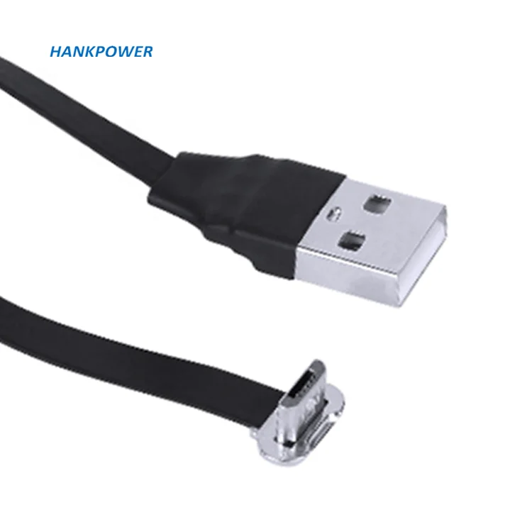 Cablecc USB-C Auf USB 2.0 Kabel - 20 Cm Mit Rechtwinkligem 90° Stecker Für Tablet & Handy