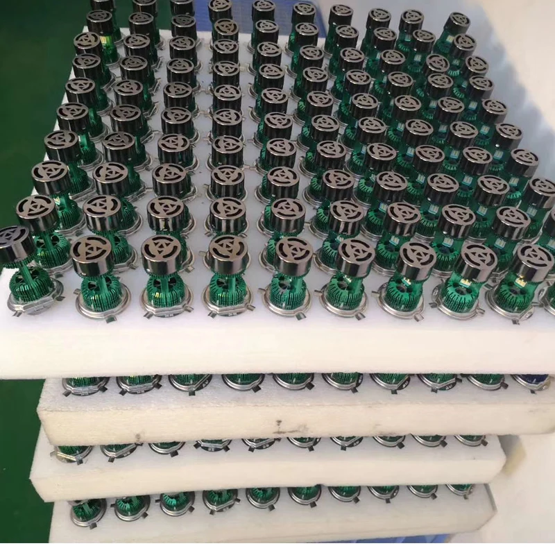 H4 светодиодными кристаллами CSP двигателя свет лампы светодиодные фары комплект для YAMAHA HONDA