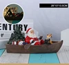 santa rowing