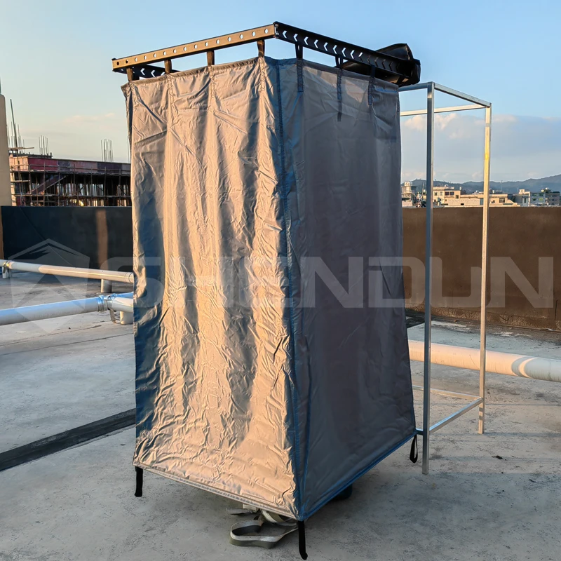 schabracke für markise kaufen home Trends Markisen Volant Markisenbespannung Ersatzstoffe Markisenstoffen Sonnenschutz Polyester fertig genäht mit Umrandung mehr Maß und Diverse Farben (P1018-Anthrazit Schwarz, 287 cm) Sonnensegel 3x4m creme grau winkelverstellbar L-Nr.:11B/4372