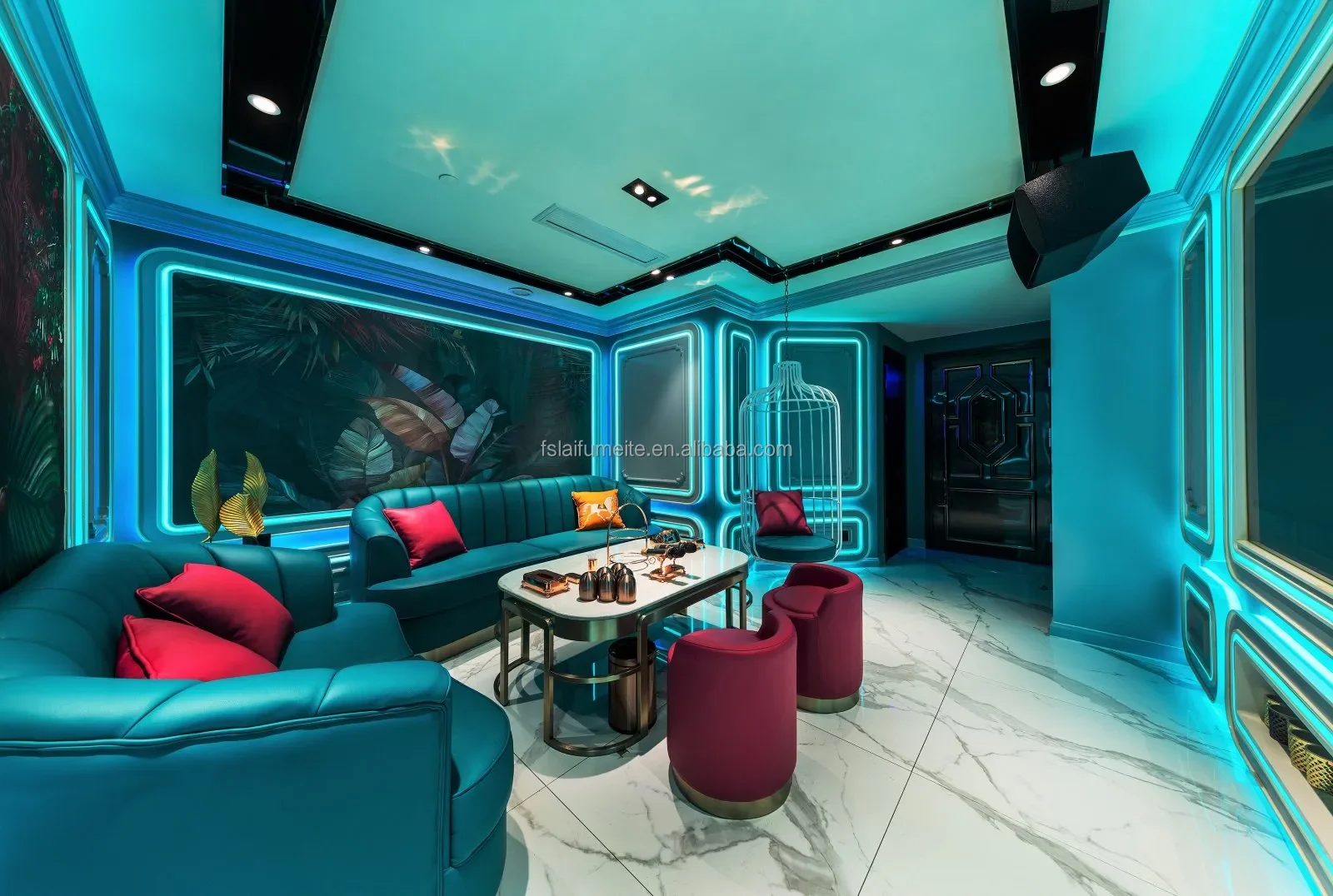 Custom Fashion Modern Night Club Interior Design Nightclub Booths KTV ...