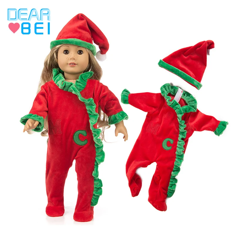 christmas baby doll clothes