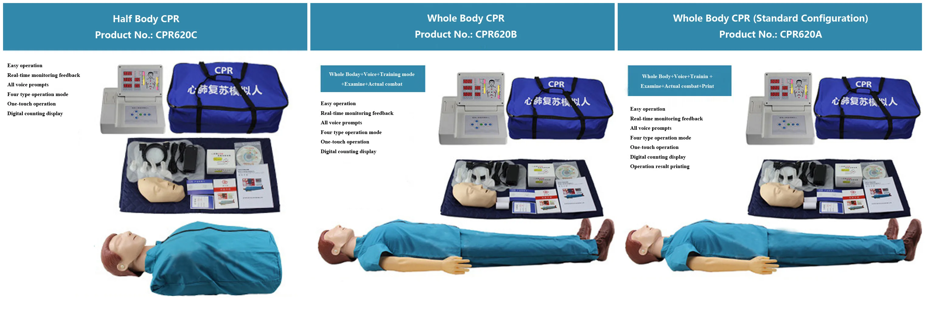 AED Defibrillator Training Model - Realistic Medical Simulation