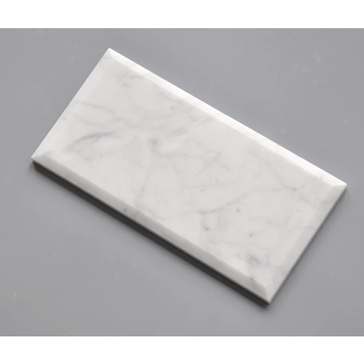 honed carrara white home decoration thin full body natural marble