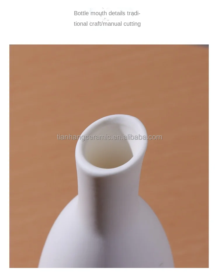 Unique design porcelain modern Dried flower accessories white ceramic vases for home decor hotel living room table top ornaments.jpg