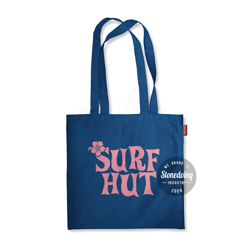 Can Add Your Own Logo Printed Dust Proof Natural Semi White Cotton Canvas Custom Drawstring Tote Bag for Shopping