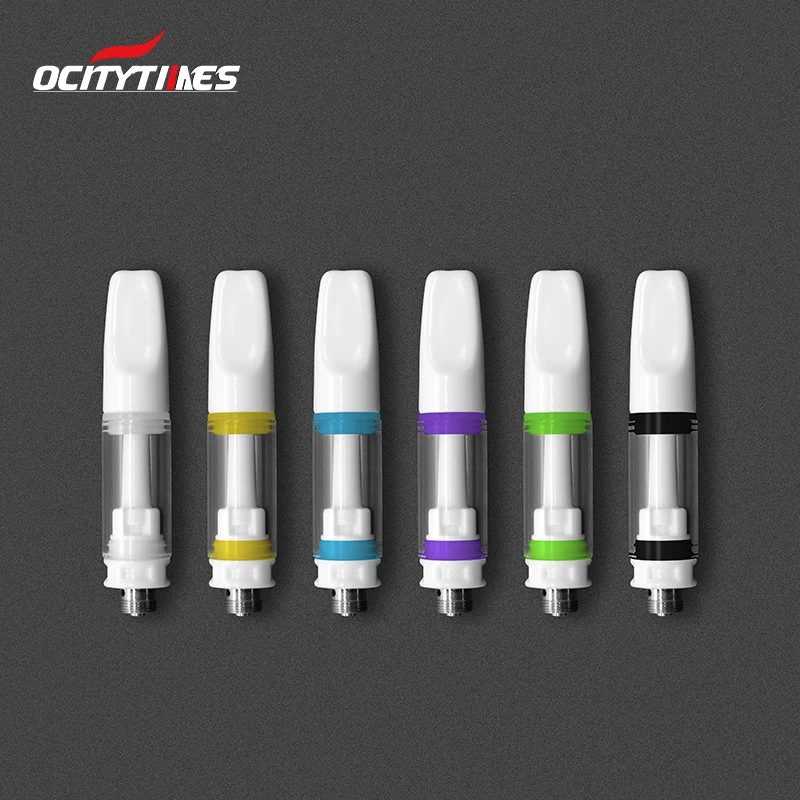 All ceramic 4 holes cbd oil cartridge wholesale vape carts 1.0ml