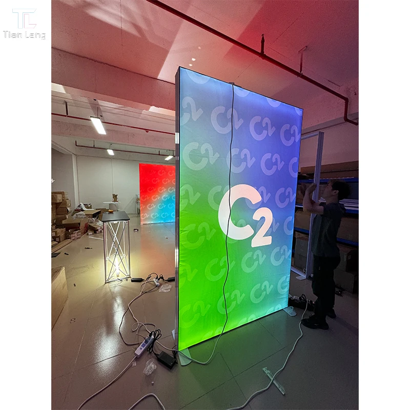 TianLang Agent Wanted Lightbox Advertising Led Display Light Box Booth With Storage Room and Tv Led Light Box Poster Frames