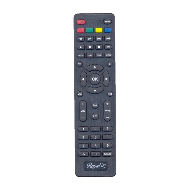 Hostrong Factory OEM ODM 45 Keys Royal Remote Control Suitable for Smart HD TV IPTV Box Set Top Box STB Support Customization