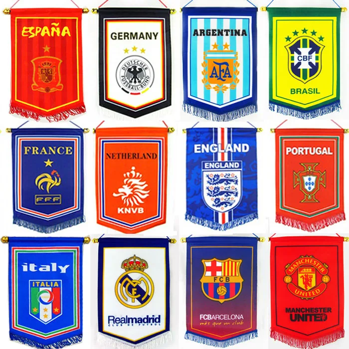 Fanion/Pennant Vintage De La Fédération De Football Rhin Central