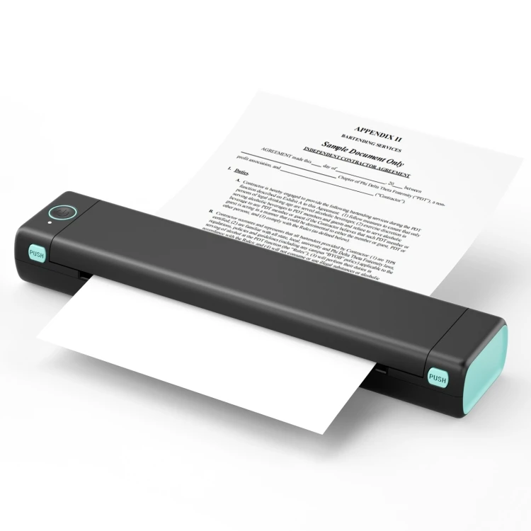 Phomemo M08F Mini Thermal Printer Wireless Wifi Paper Printing Portable Thermal Printer A4 With Android Ios Laptops