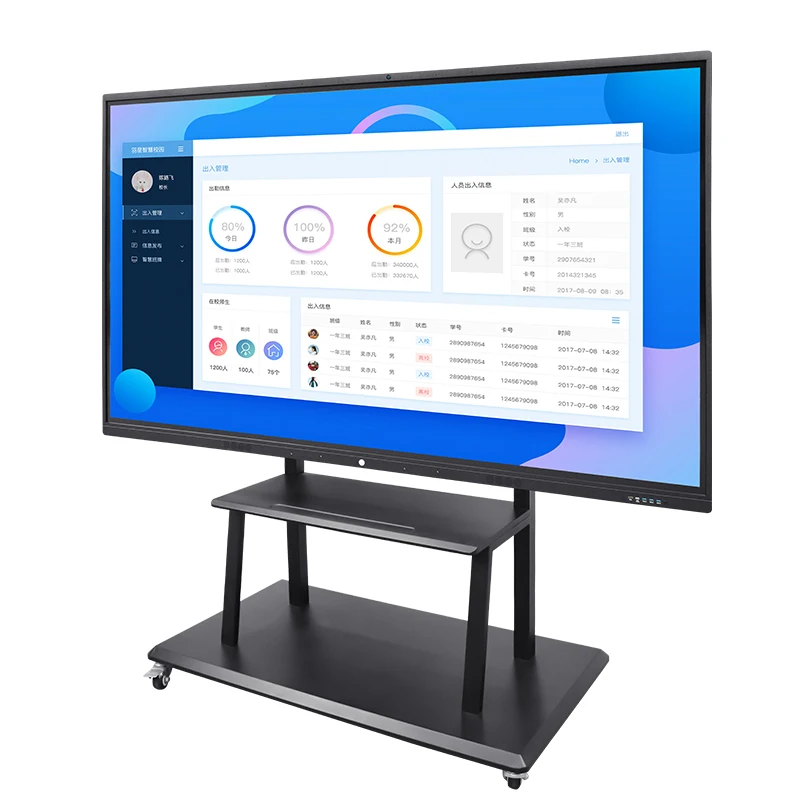 
 Интерактивная смарт-доска 55 65 75 77 86 98 дюймов 98 дюймов 20 точек ИК сенсорная свинцовая электронная доска для класса  