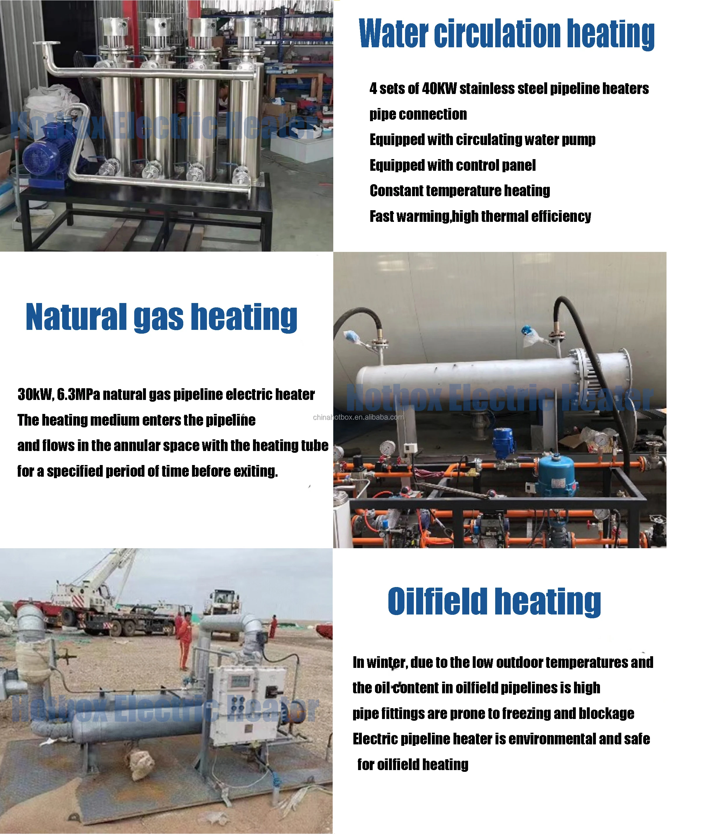 Stainless Steel Pipeline Heater, Explosion-proof, 110-600V - detail 10