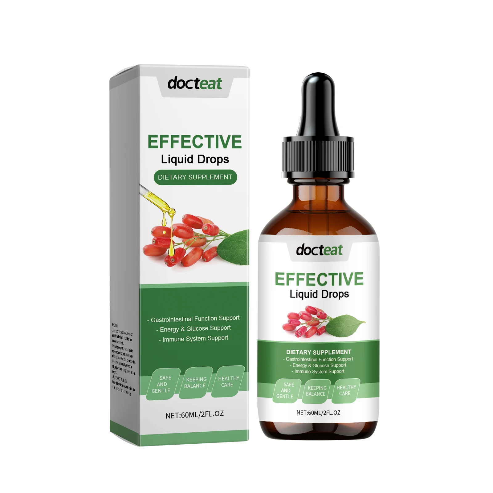 Docowize Syrup DOCTEAT Liquid Drops for Immune Support, Healthy Digestion & Energy ...