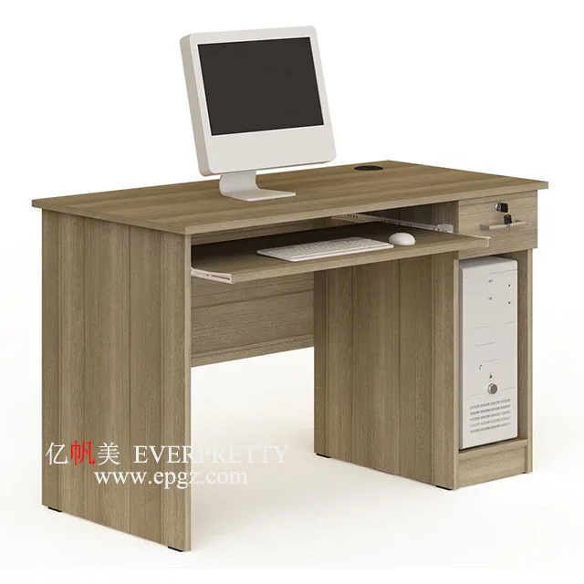 Modern Computer Table for Teacher with Locker and CPU Holder New Design Table and Easy Clean School Furniture