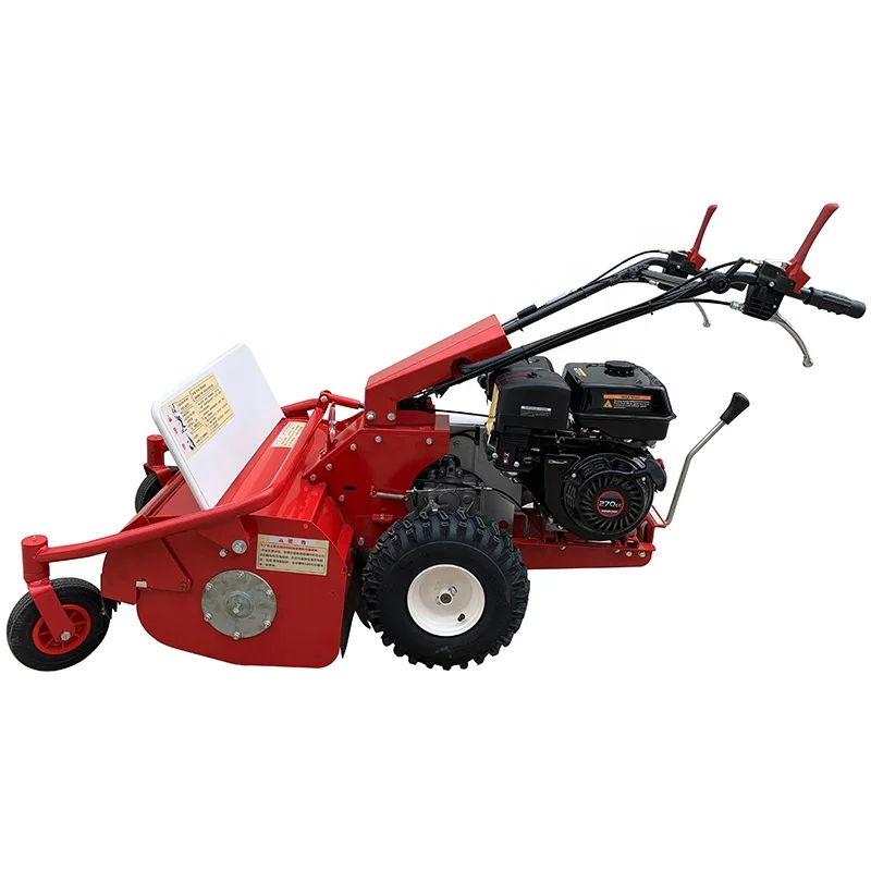 High Quality Cost Effective Walking Behind Petrol Crawler Stand on zero Turn Riding Mower for Weed Brushwood and Hard Grass