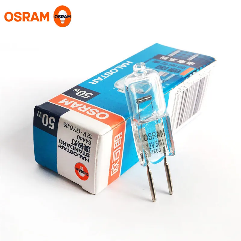 OSRAMHalogen 12V 10W 20W 35W 50W G4 GY6.35ホテルホーム