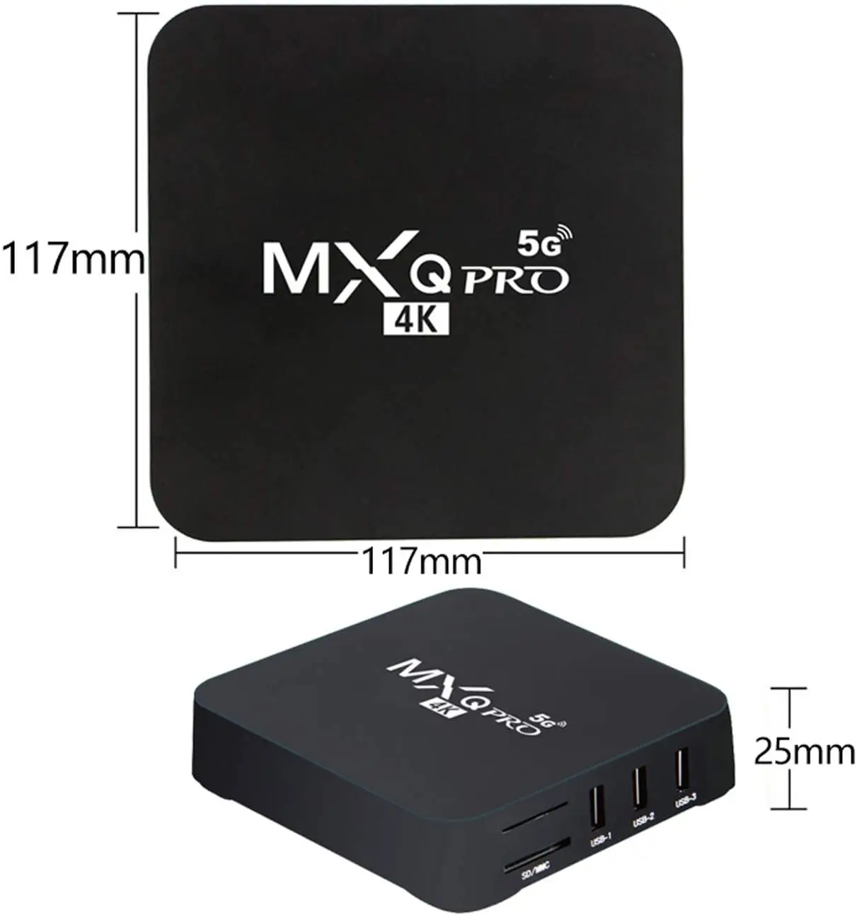 2020 New Arrival Streaming 2G 4G Ram 32G 64G Rom Wifi Smart HD Set Top Box TV Receiver Android TV Box M Pro 4K 5G