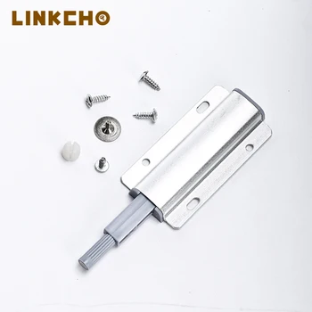 Cabinet Door Buffers Soft Closer No Handle Magnetic Catch Wardrobe Small Sliding Door Dampers Press Push To Opener Lock Catches