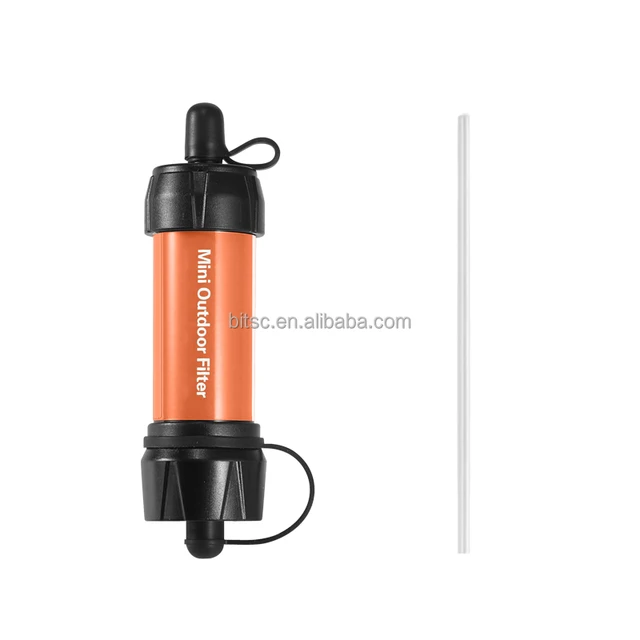 Portable 3000-5000L Water Filter Straw Purifier Emergency Survival Kit for Climbing Touring Life Straw for Safe Water Bottle