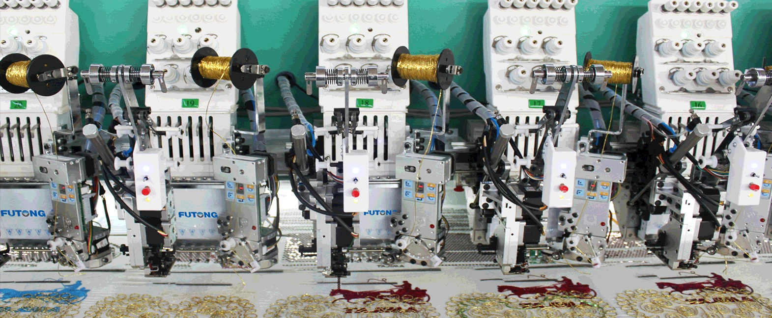 Industrial Embroidery Sewing Machine 24 Heads Embroidery Machine Normal