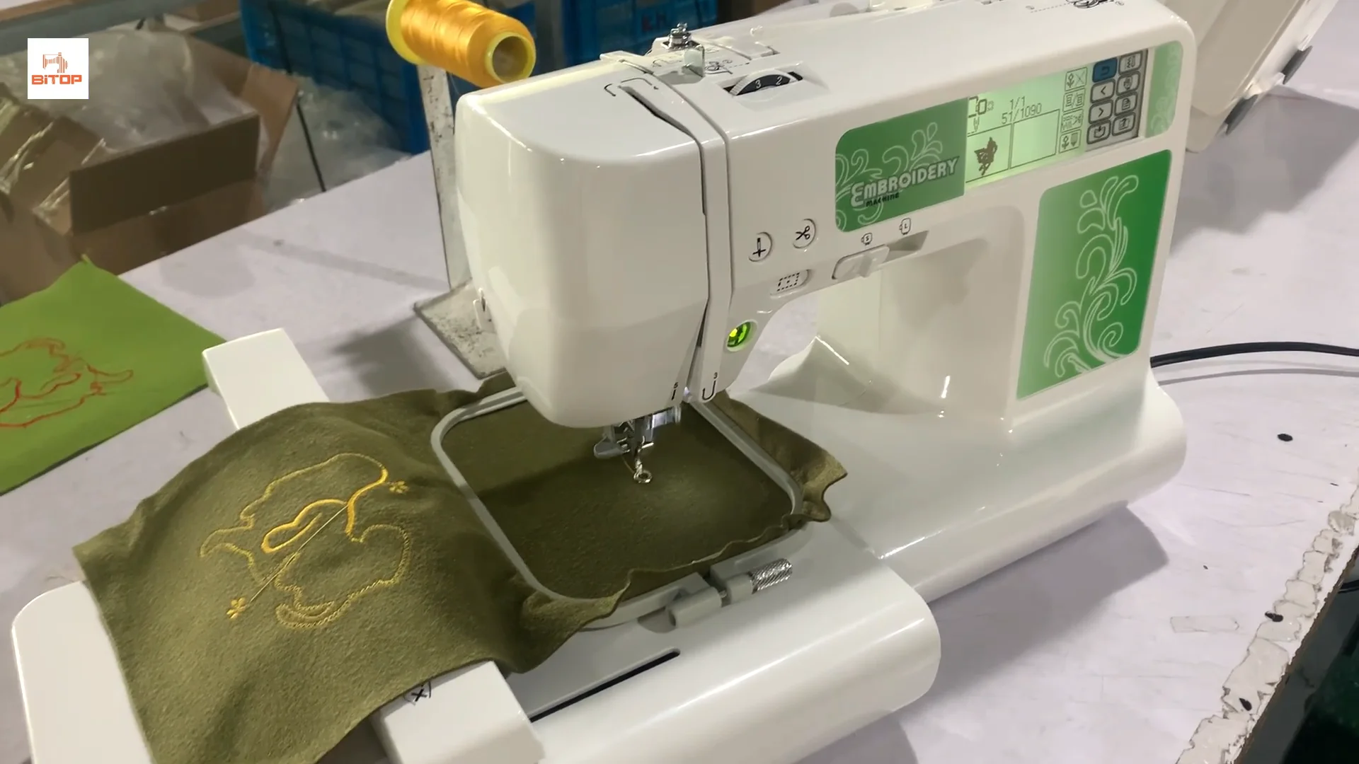 Bt890b Embroidery Sewing Machine Computerized Domestic Sewing Machines